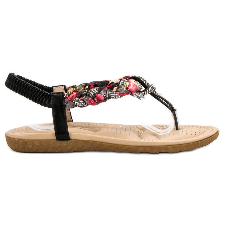 Cm Paris Módní japonské sandály černá