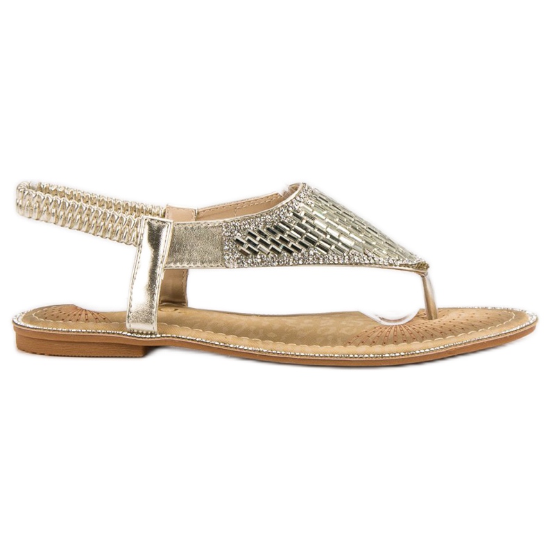 Encor Zlaté japonské sandály zlatý