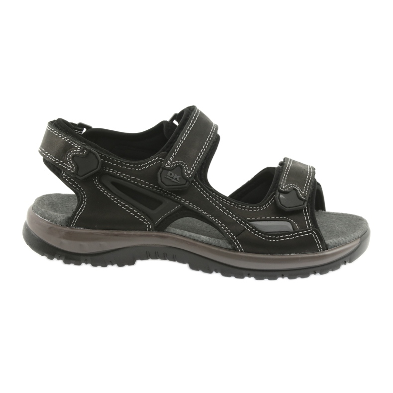 Sandály na suchý zip lehké dno EVA DK černé černá