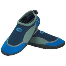 Vodní boty Aqua-speed navy blue grey Jr 21A 691 námořnická modř