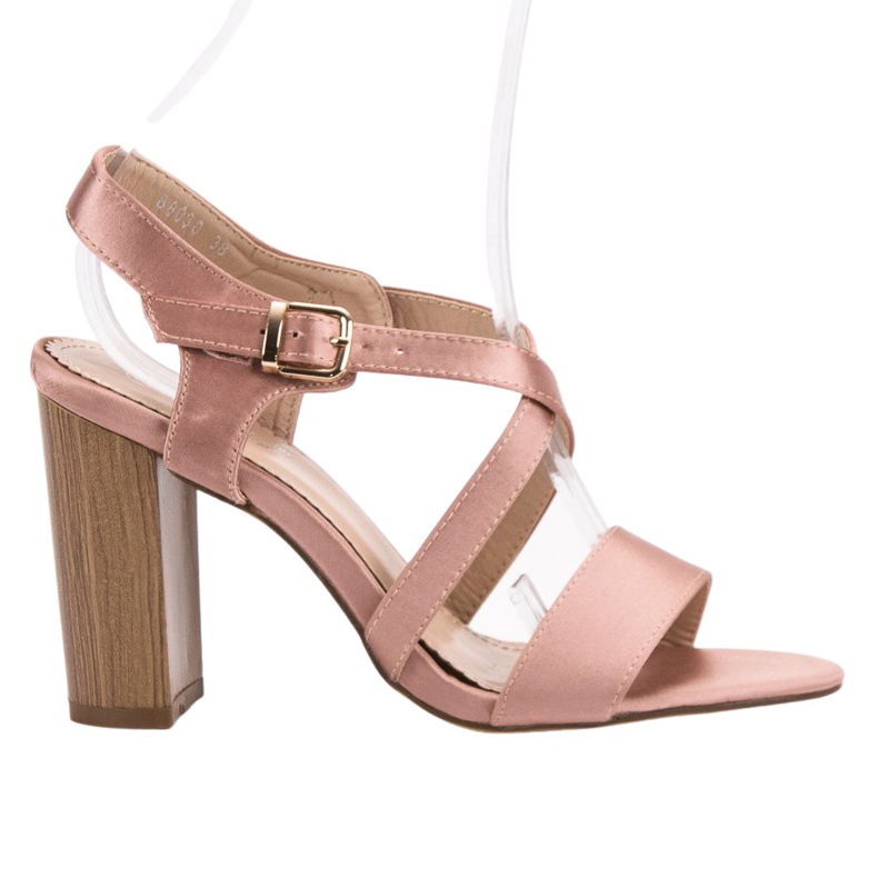 Kayla Sexy sandály na baru růžový