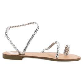 Comer Dámské nazouvací sandály šedá