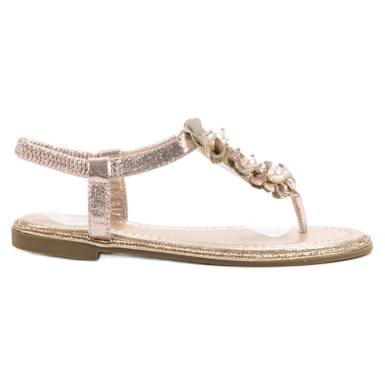 Comer Sandály S Perlami žlutá Comer Sandály S Perlami žlutá