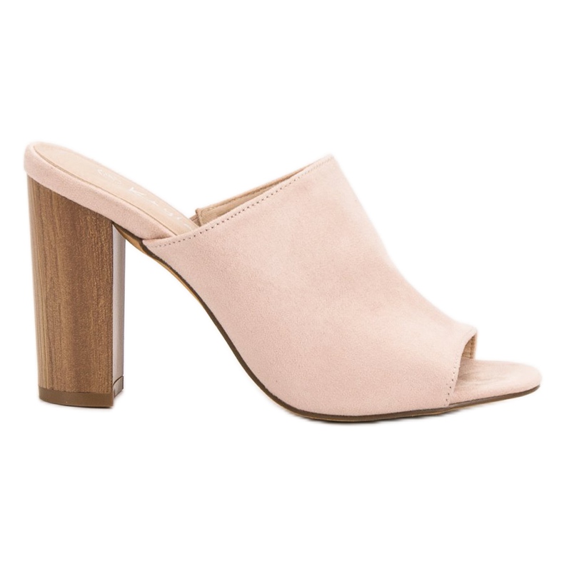 Kayla Vestavěné sandály na vysokém podpatku růžový