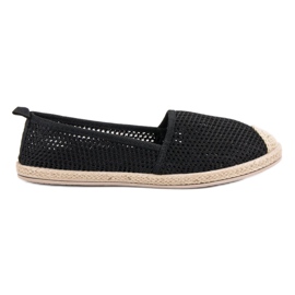 Seastar Černé textilní espadrilky černý
