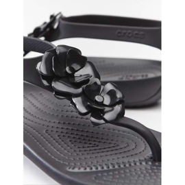 Crocs Serena Embellish Flip W 060 Černá Černá