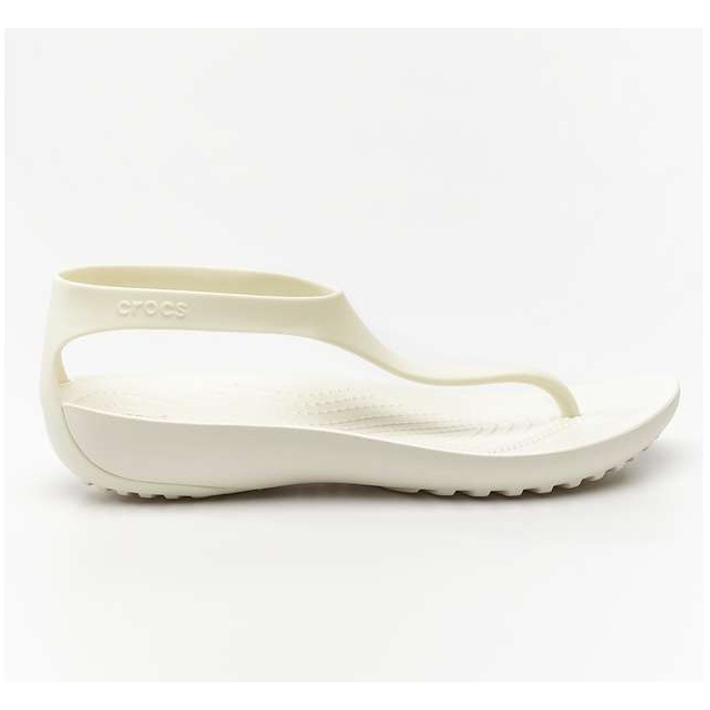 Crocs Serena Flip W 12U Oyster Oyster béžový