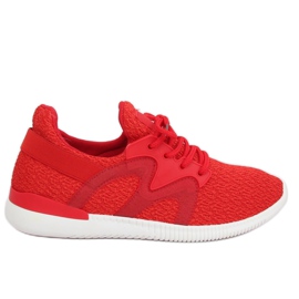 Červená sportovní obuv X-9751 Red červené