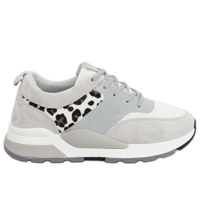 Šedá sportovní obuv JRX308 šedá vícebarevný Šedá sportovní obuv JRX308 šedá vícebarevný