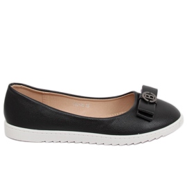 Černé dámské balerínky YSD-03 Black černá