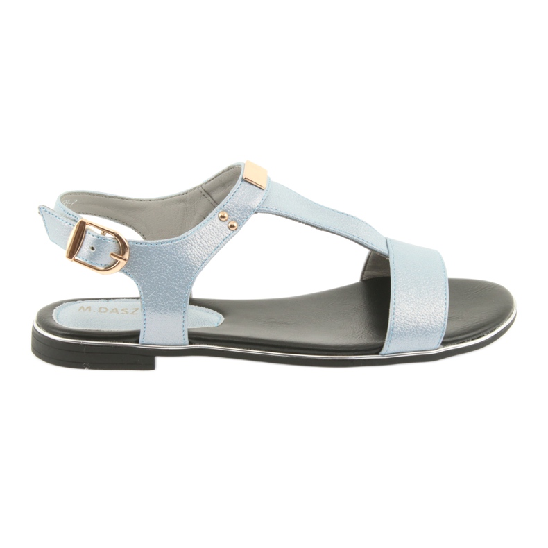 M.Daszyński Sandály modrá perla Daszyński MR1583-7 modrý