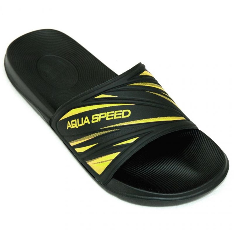 Pantofle Aqua-Speed ​​Idaho M, sloupec 18 černá žlutá