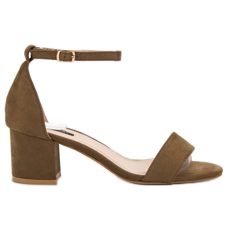 Semišové sandály VICES hnědý