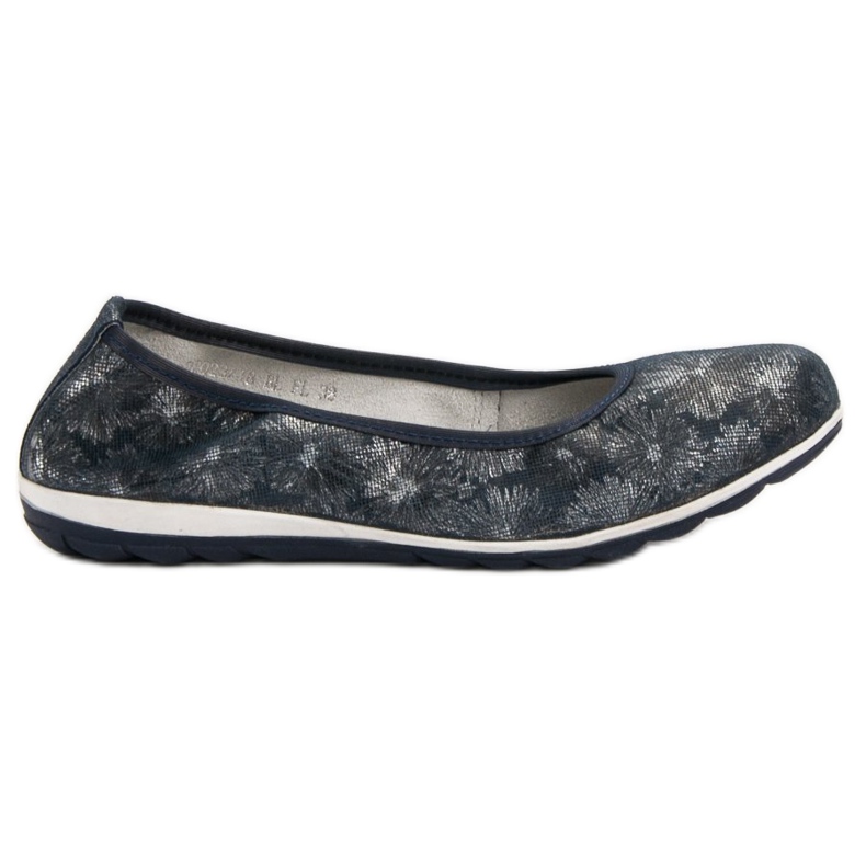 Filippo Kožené balerínky modrý Filippo Kožené balerínky modrý