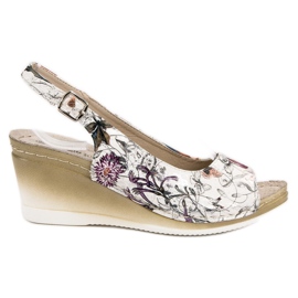 Goodin Sandály se vzorem vícebarevný Goodin Sandály se vzorem vícebarevný