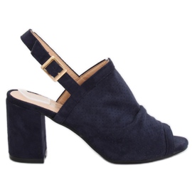 Tmavě modré sandály JM5840N Azul Marino námořnická modrá Tmavě modré sandály JM5840N Azul Marino námořnická modrá