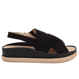 Černé dámské sandály G-202 Black černá