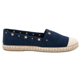 SHELOVET Espadrilky s tryskami námořnická modř