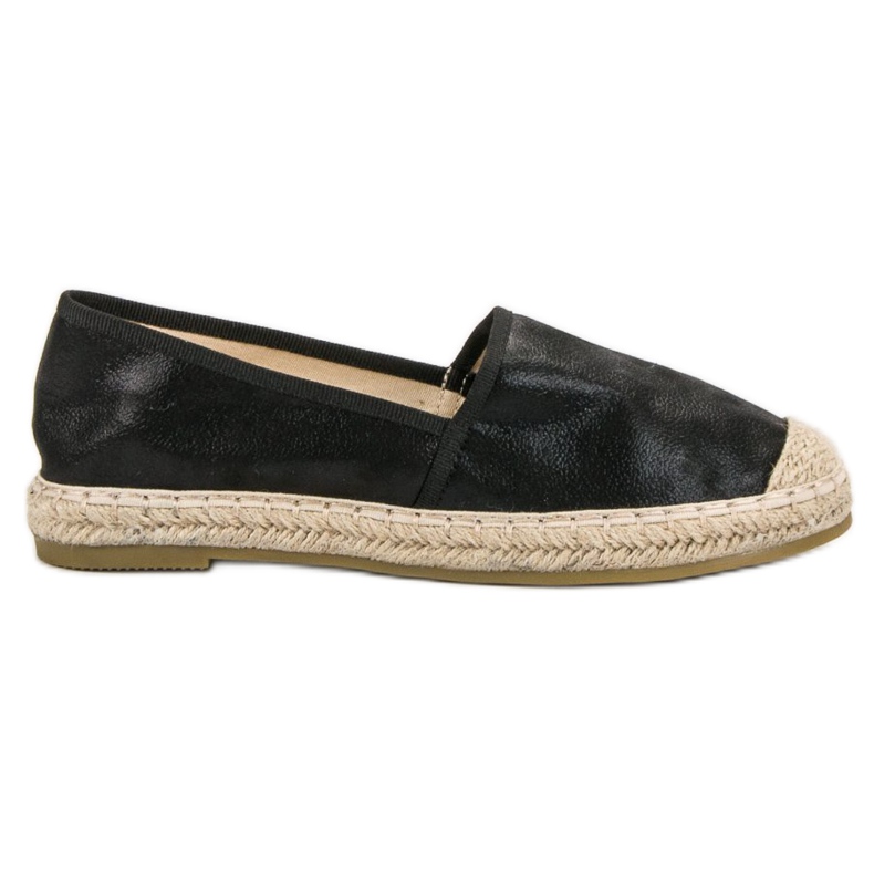 Forever Folie Černé espadrilky černá