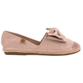 Espadrilles with Bow VICES růžový