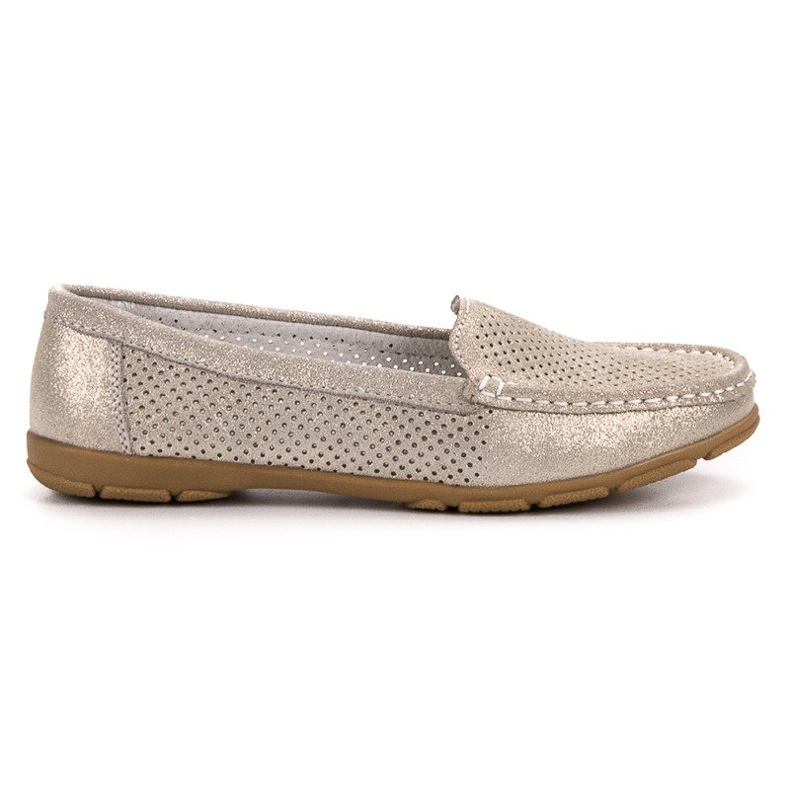 Kožené mokasíny VINCEZA žlutá