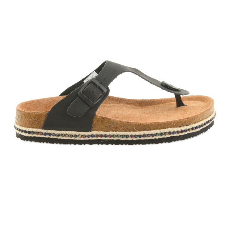 Dámské profilované pantofle Big Star 274132 černé černá