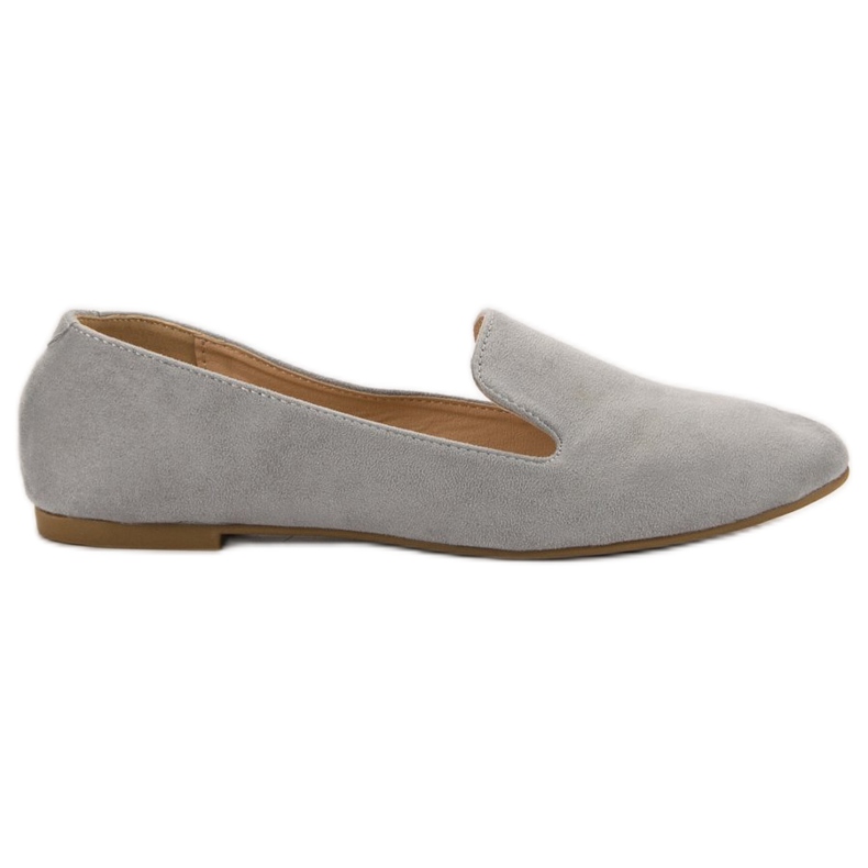 Lily Shoes Suede Lords šedá