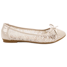 Diamantique Módní balerínky hnědý