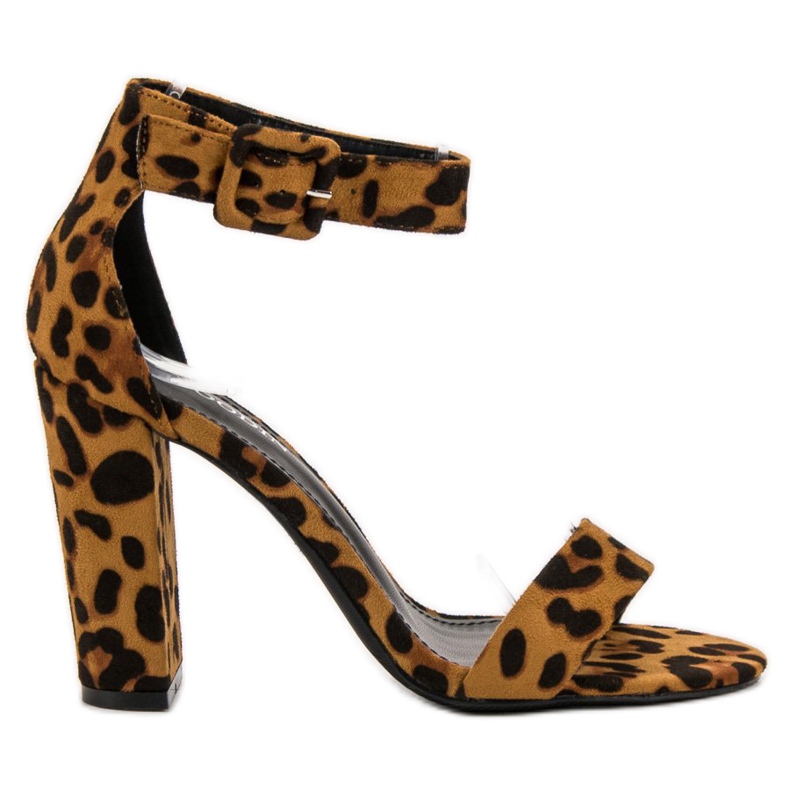 Goodin Sandály Na Baru hnědý