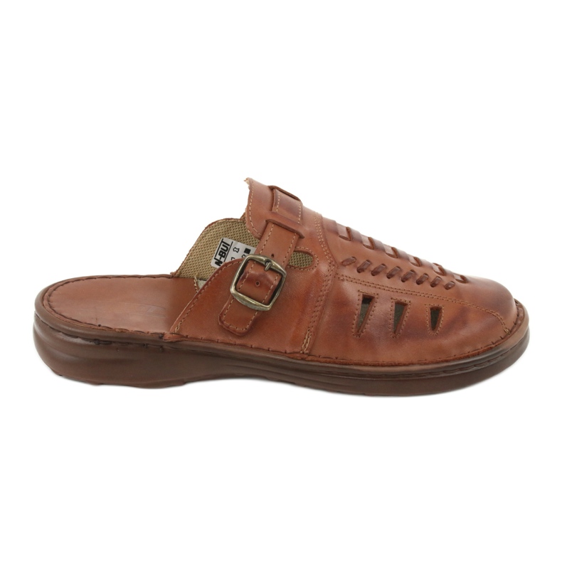 Pánské pantofle Naszbut 044 hnědé hnědý