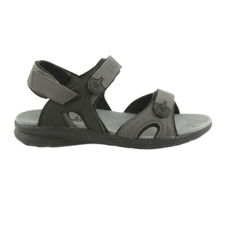 American Club Americké sportovní sandály HL09 černé / šedé černá šedá