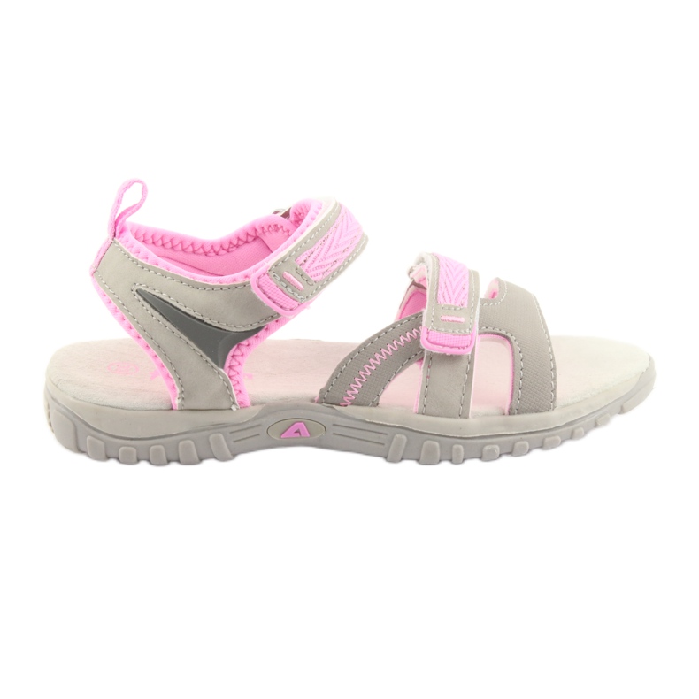 American Club American Sandals Sports Sports HL14 šedá/růžová