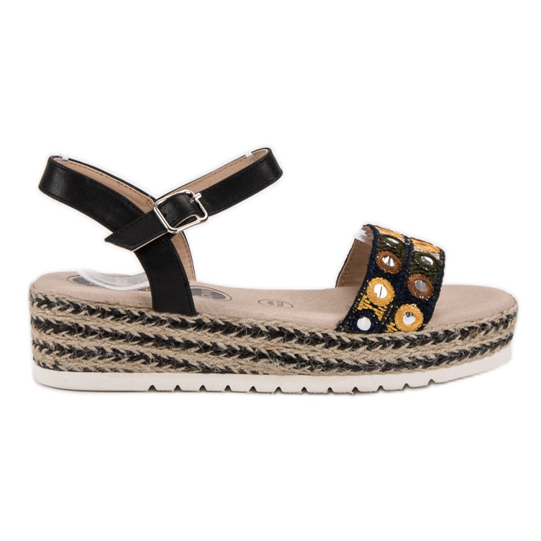 SHELOVET Sandály Na Platformě černá