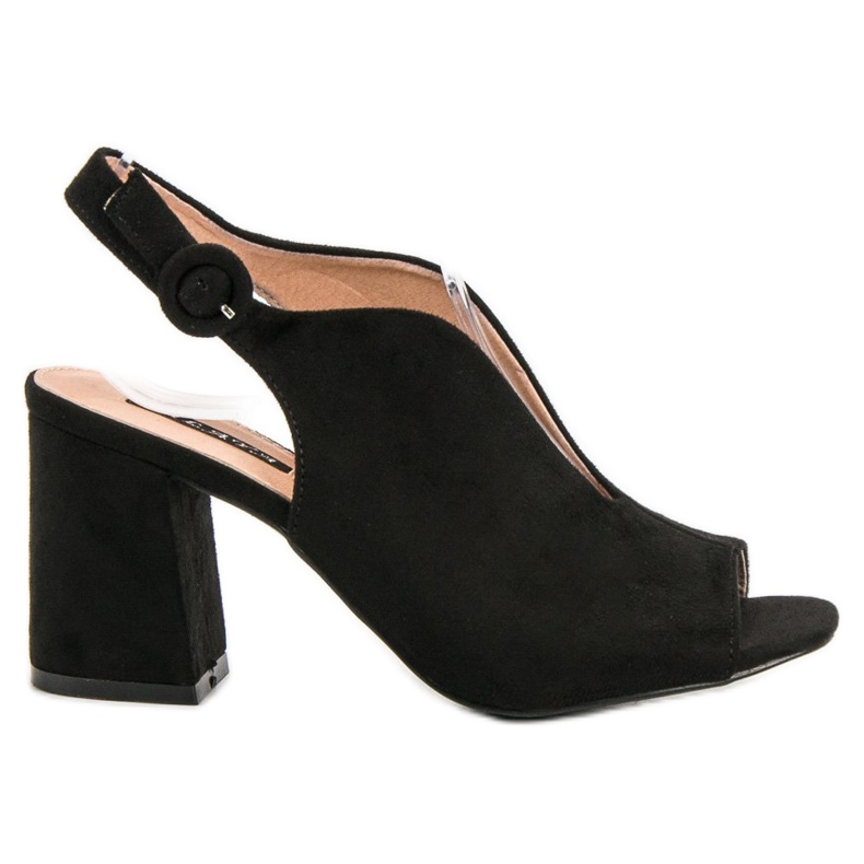 Milaya Vestavěné sandály černá