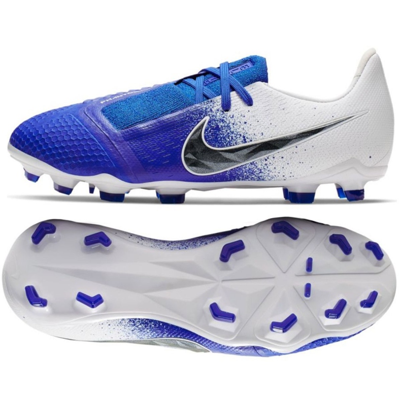 Kopačky Nike Phantom Venom Elite Fg Jr AO0401-104 vícebarevný modrý
