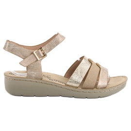 Evento Zlaté sandály zlatý