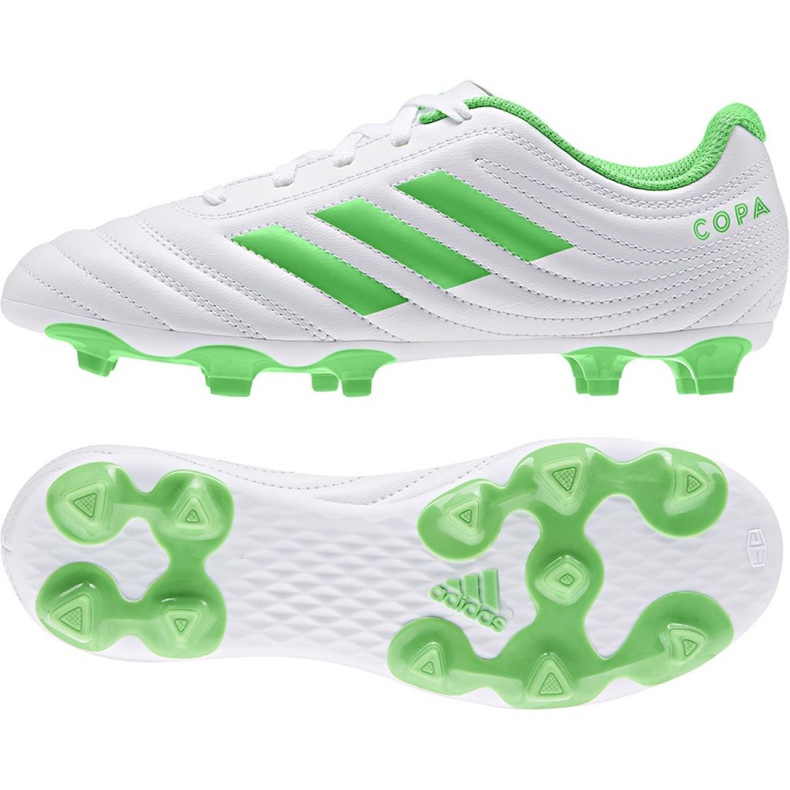 Kopačky Adidas Copa 19.4 Fg Jr D98089 vícebarevný bílý