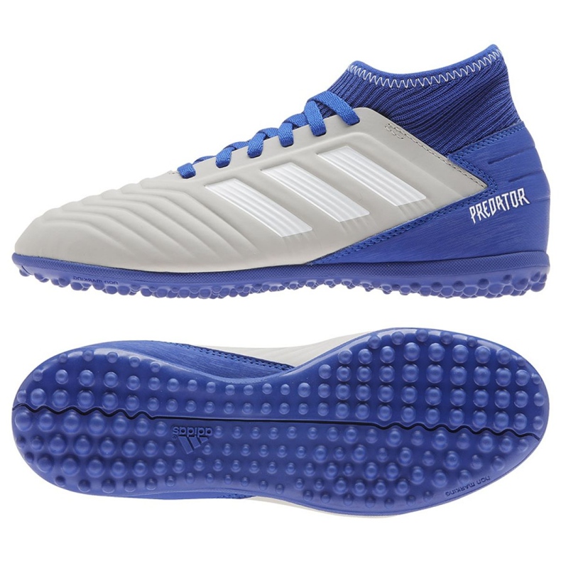 Kopačky Adidas Predator 19.3 Tf Jr CM8548 vícebarevný modrý