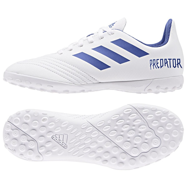 Kopačky Adidas Predator 19.4 Tf Jr CM8558 vícebarevný bílý