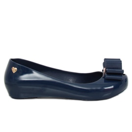 Tmavě modré balerínky Meliski CK87-P Blue námořnická modř