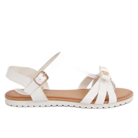 Bílé dámské sandály G210 White bílý