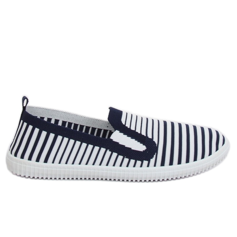 Tenisky slipon námořnická modrá XJ-2909 Navy bílý