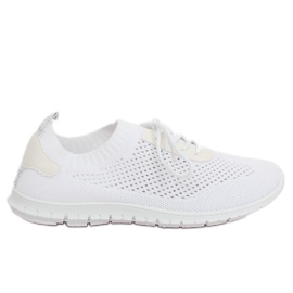 Bílá sportovní obuv B111-12 bílá bílý Bílá sportovní obuv B111-12 bílá bílý