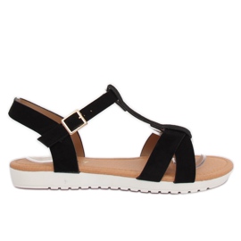 Černé dámské sandály X567 Black černý