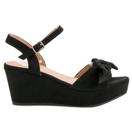 SHELOVET Sandály Na Platformě černý