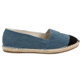 Denimové espadrilky VICES modrý