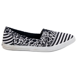 Sweet Shoes Slipony se vzorem námořnická modř