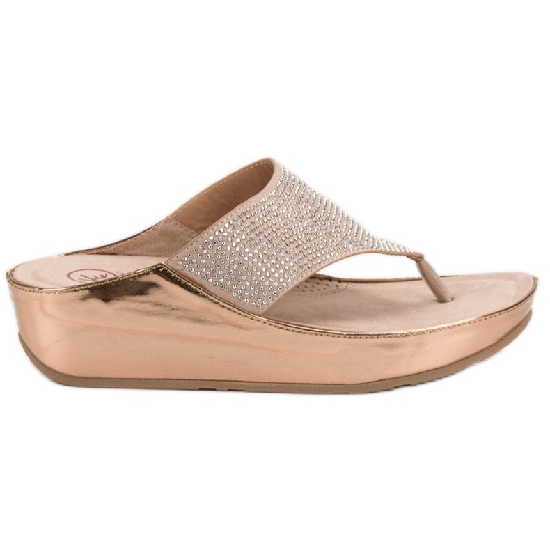 Kylie Sandály na klínku žlutá vícebarevný