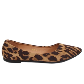 Dámské leopardí balerínky HH16 Leopard hnědý