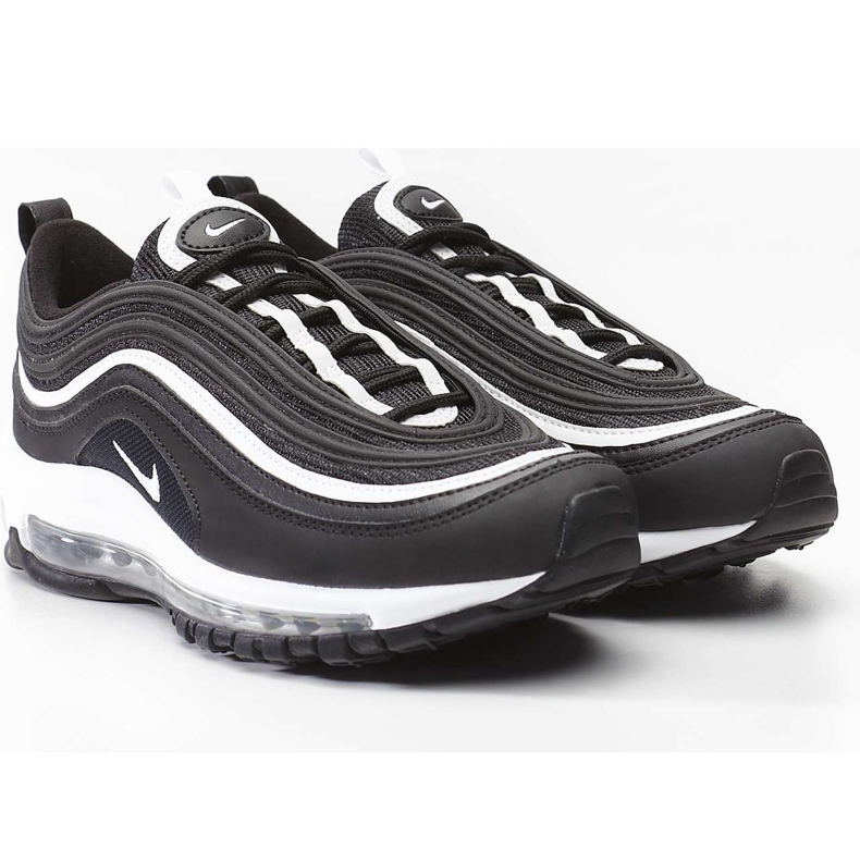 Nike Air Max 97 Gs 009 Černá Bílá Kovová Stříbro šedá vícebarevný